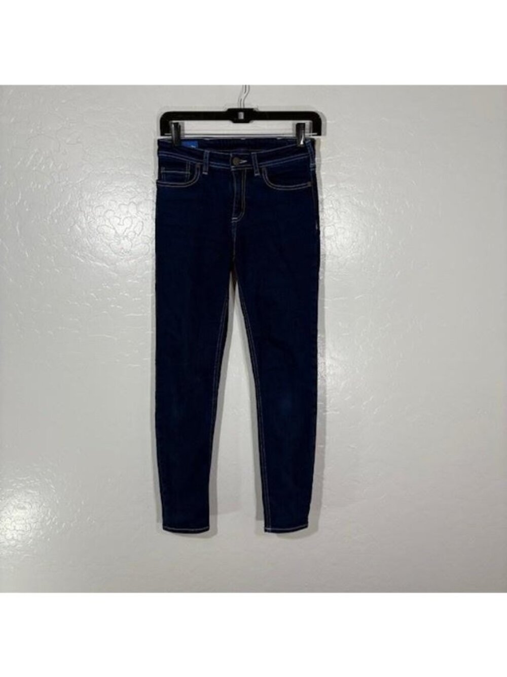 Acne Studios Bla Konst Jeans Womens 25 32 Blue Climb Cobalt Skinny Stretch Italy